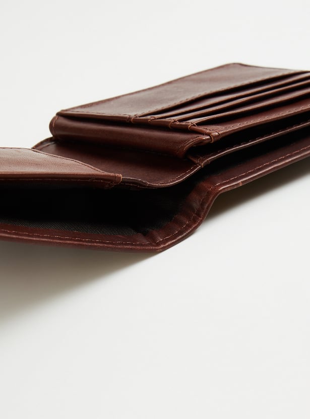 LOUIS PHILIPPE Solid Bi-Fold Wallet