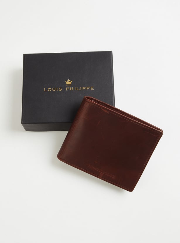 LOUIS PHILIPPE Solid Bi-Fold Wallet