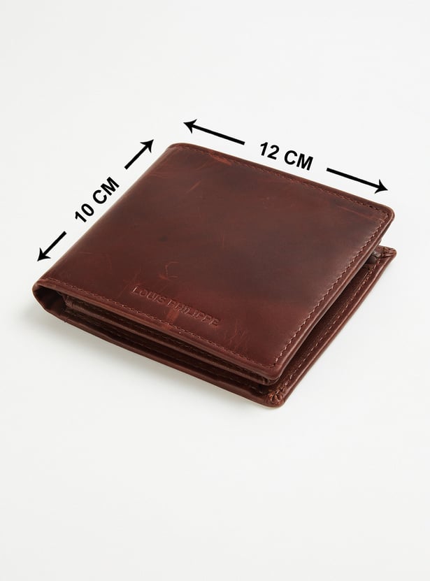 LOUIS PHILIPPE Solid Bi-Fold Wallet