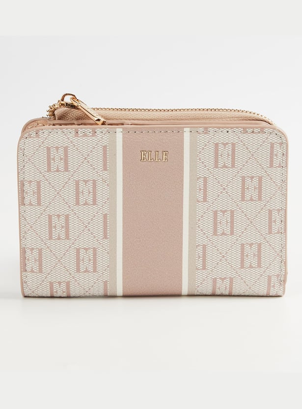 ELLE Monogram Zip-Around Wallet