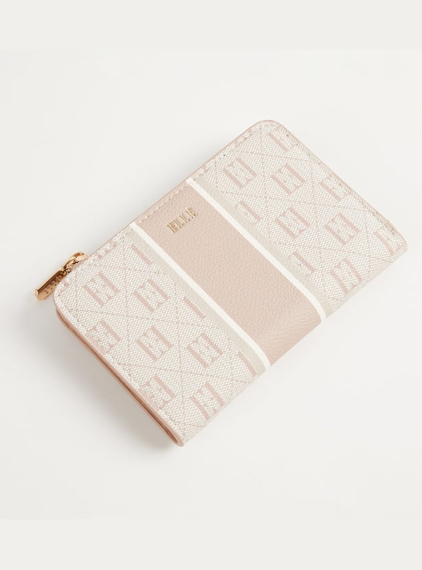 ELLE Monogram Zip-Around Wallet