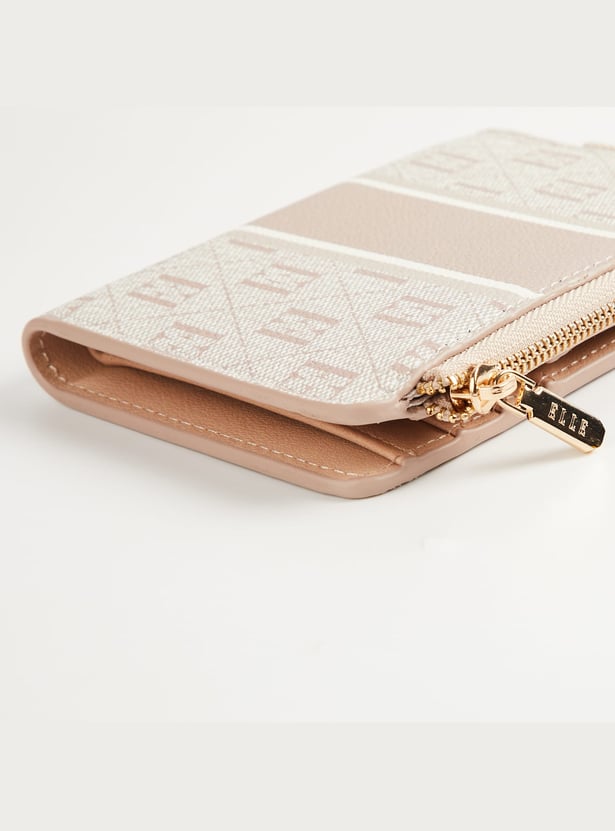ELLE Monogram Zip-Around Wallet