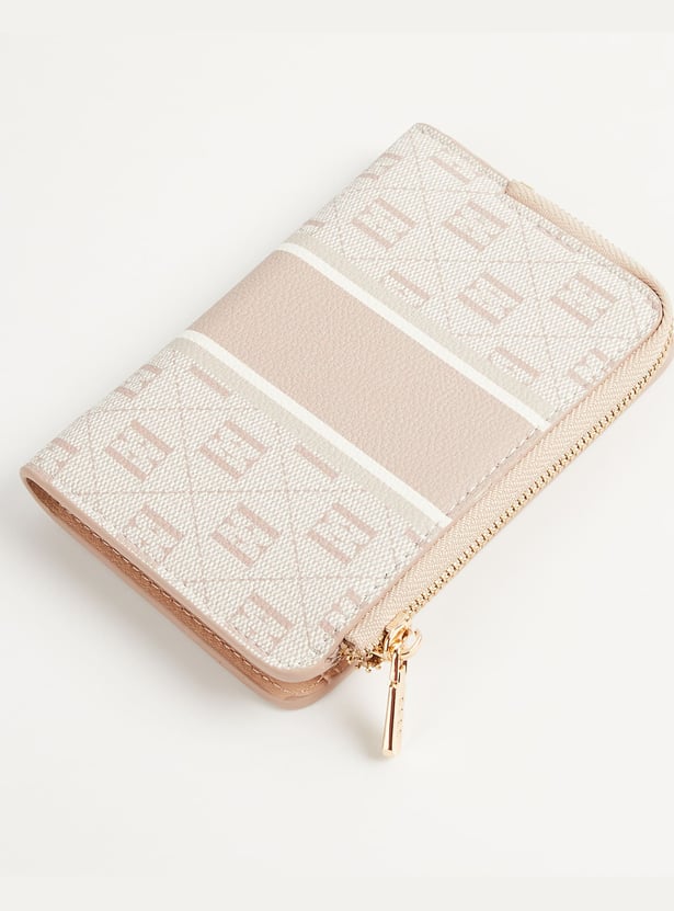 ELLE Monogram Zip-Around Wallet