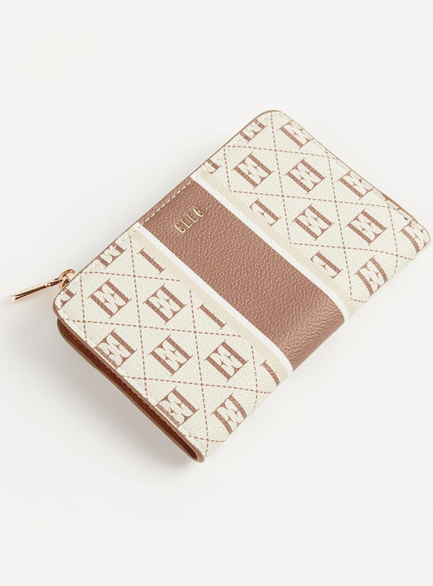 ELLE Monogram Zip-Around Wallet