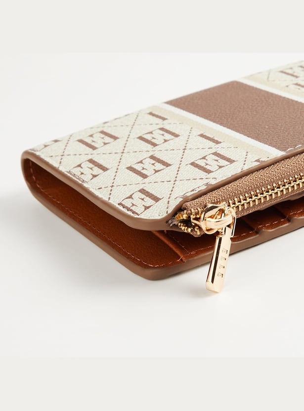 ELLE Monogram Zip-Around Wallet