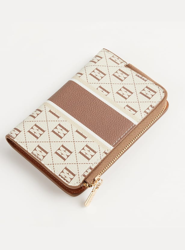 ELLE Monogram Zip-Around Wallet