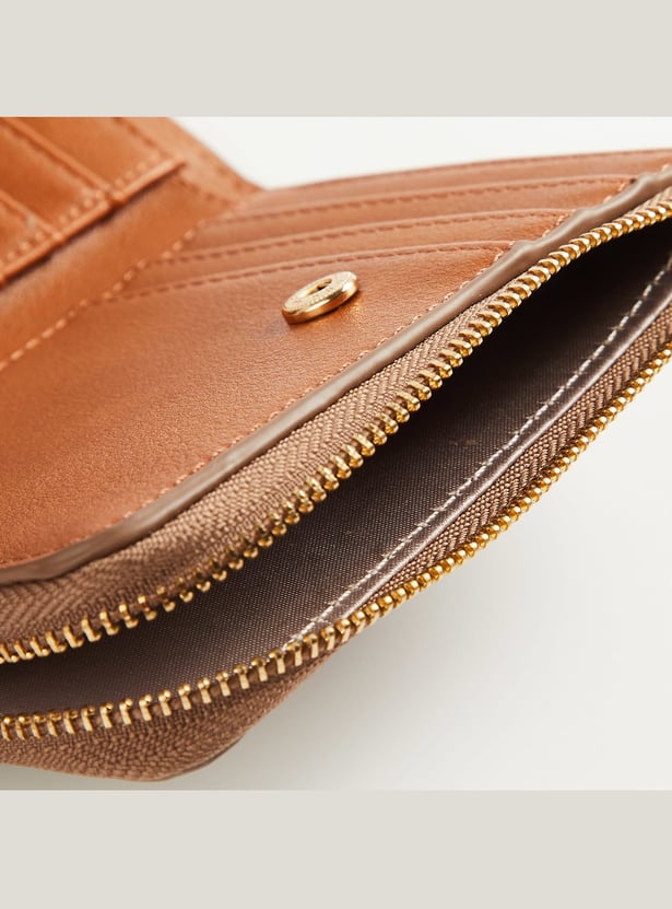 ELLE Monogram Zip-Around Wallet