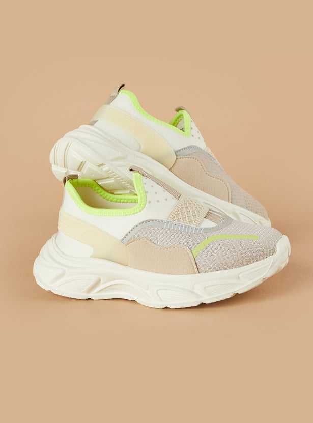 FAME FOREVER Boys Colourblock Slip-On Sneakers