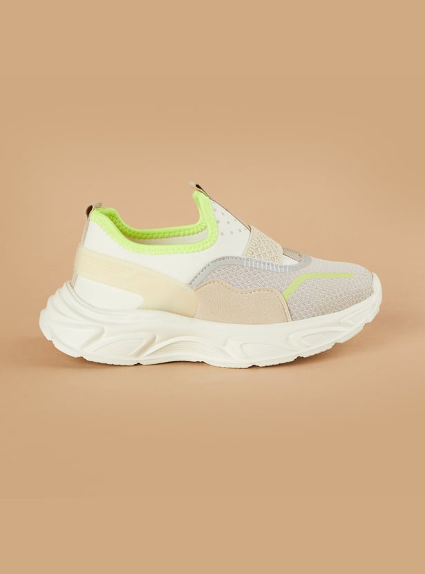 FAME FOREVER Boys Colourblock Slip-On Sneakers