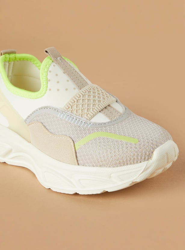 FAME FOREVER Boys Colourblock Slip-On Sneakers