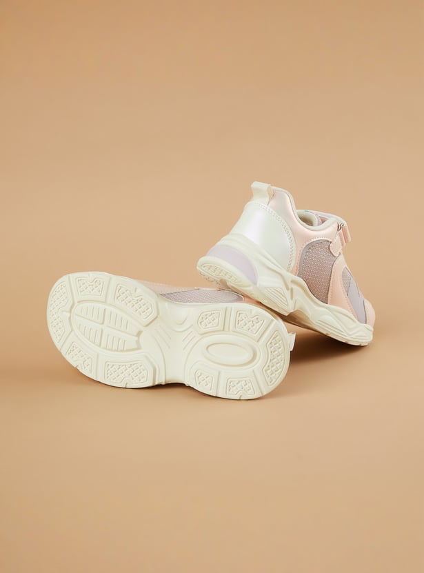 FAME FOREVER Girls Panelled Sneakers