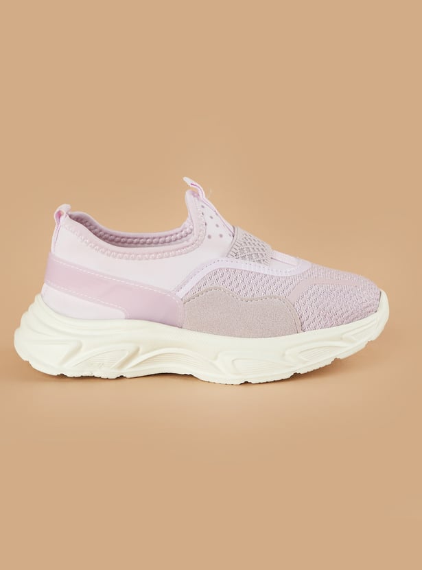 STEELTOE Girls Woven Sneakers