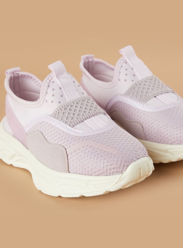 STEELTOE Girls Woven Sneakers