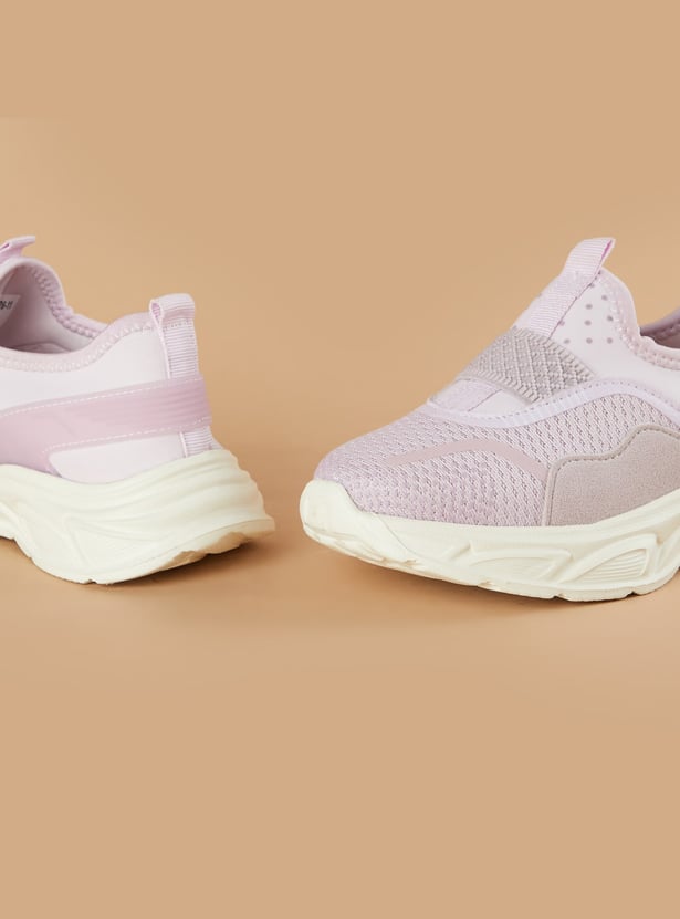 STEELTOE Girls Woven Sneakers
