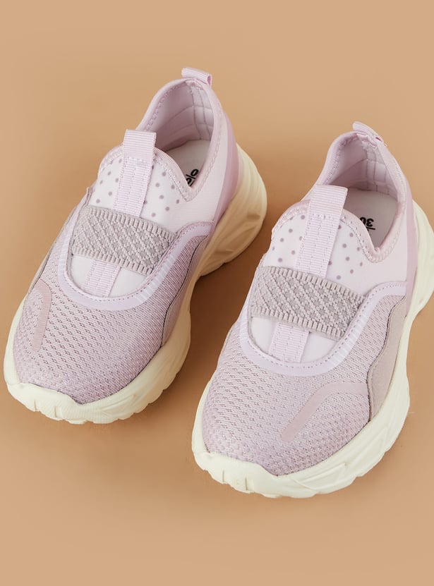 STEELTOE Girls Woven Sneakers