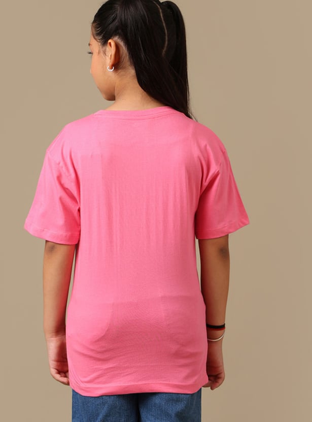 KIDSVILLE Girls Barbie Print T-shirt