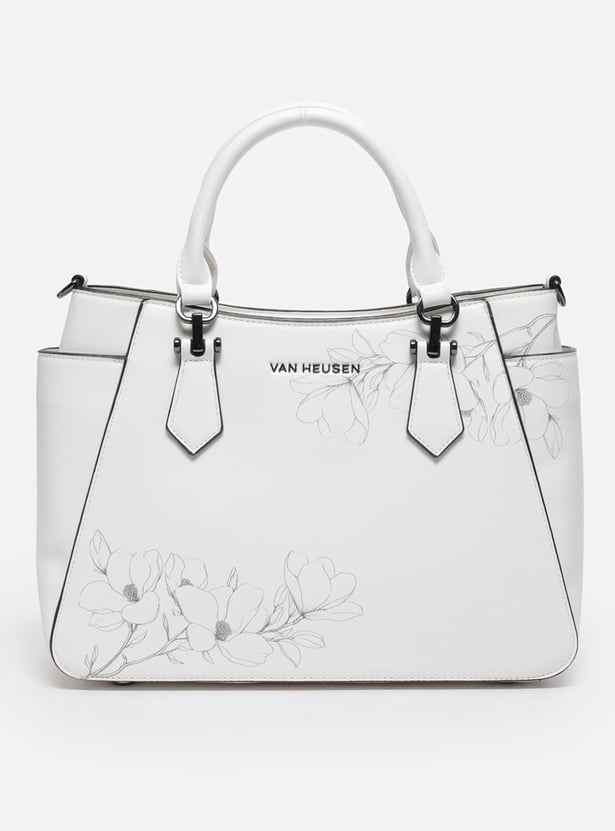 VAN HEUSEN Floral Print Handheld Bag with Pouch