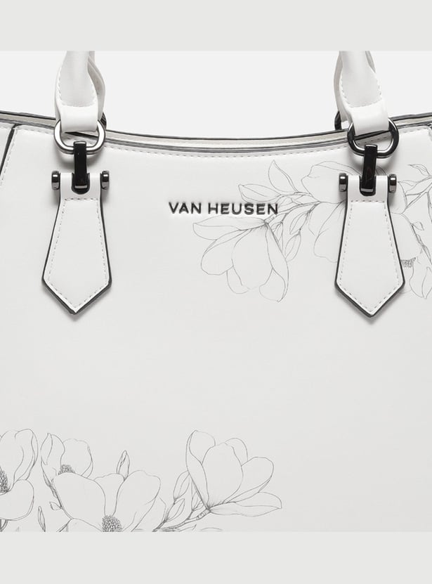 VAN HEUSEN Floral Print Handheld Bag with Pouch