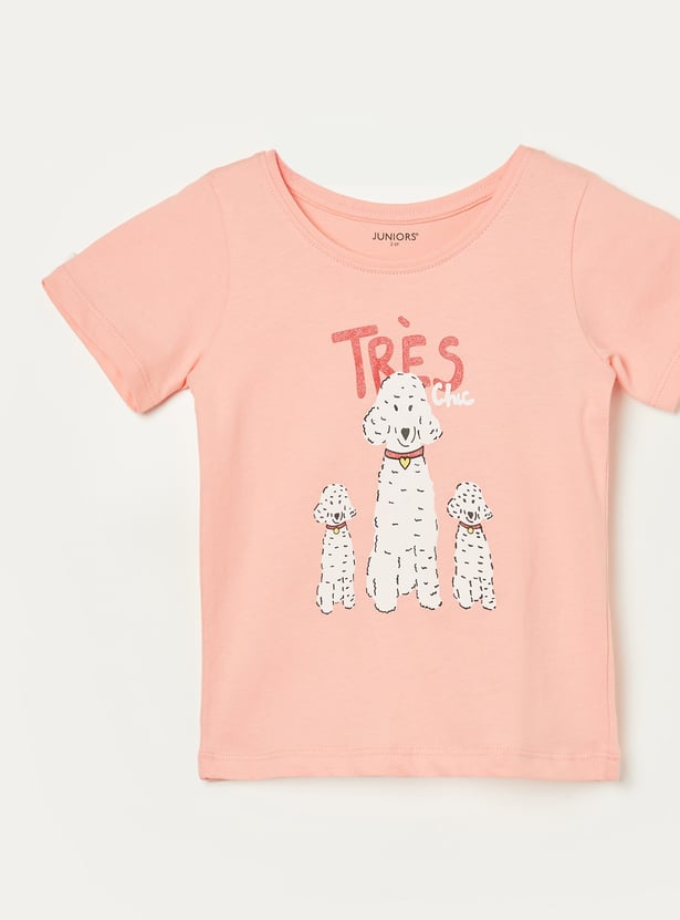 JUNIORS Girls Graphic Print T-shirt