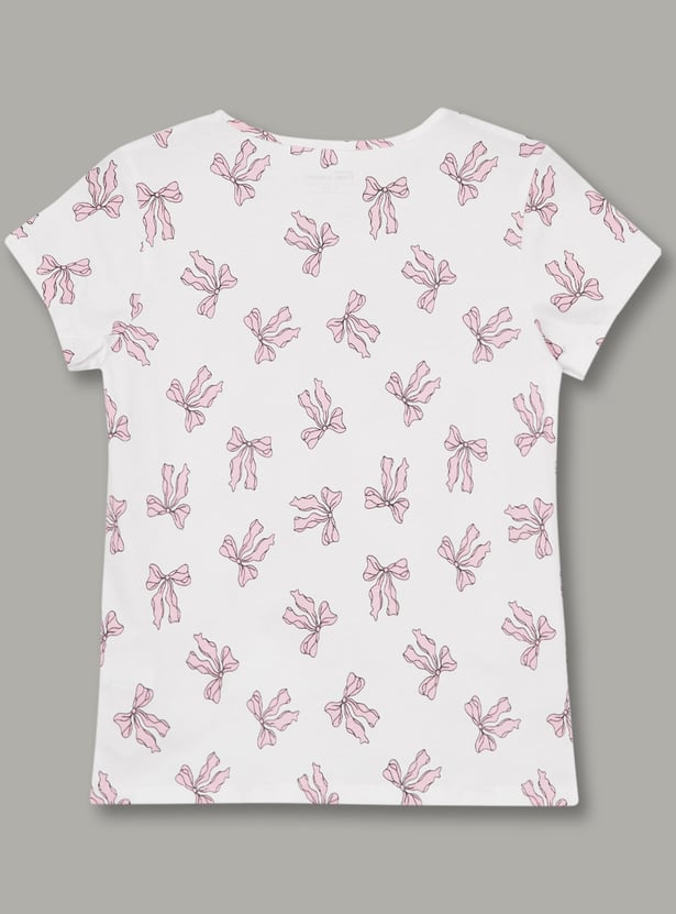 FAME FOREVER Girls Printed T-shirt