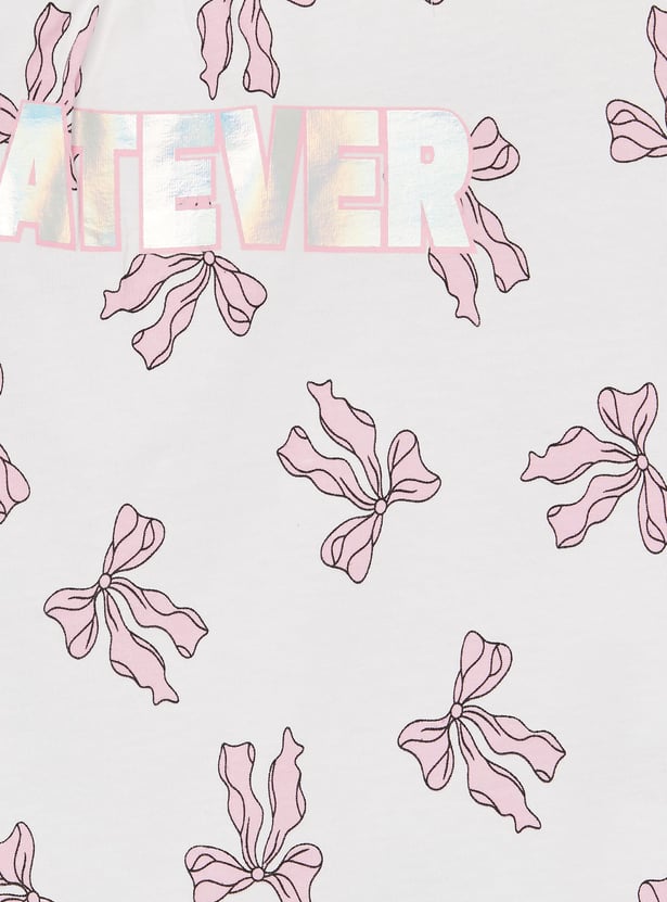 FAME FOREVER Girls Printed T-shirt