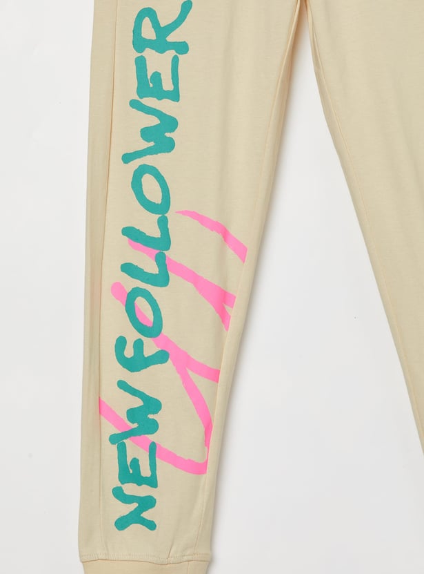FAME FOREVER Girls Printed Joggers