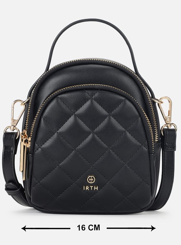 IRTH Quilted Mini Backpack