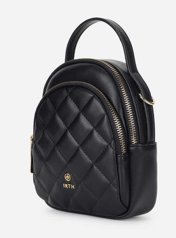 IRTH Quilted Mini Backpack