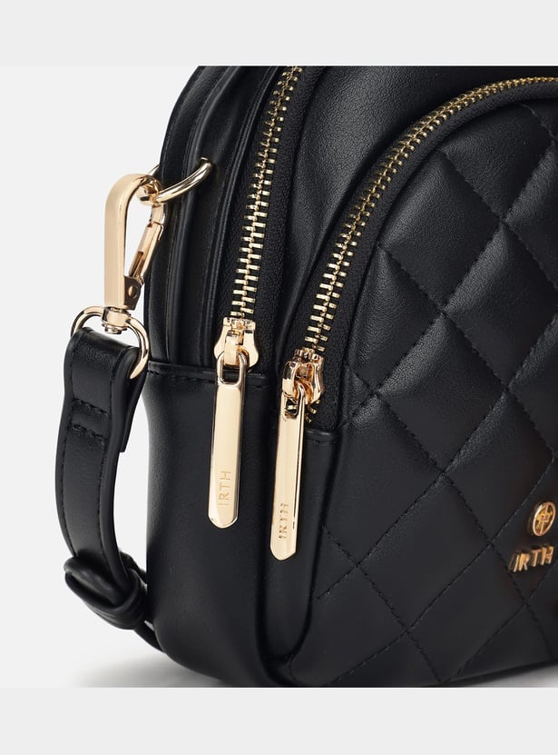 IRTH Quilted Mini Backpack