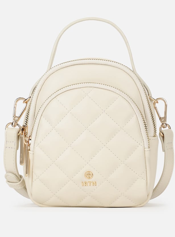 IRTH Quilted Mini Backpack