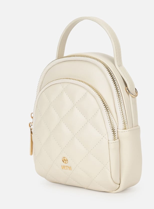 IRTH Quilted Mini Backpack
