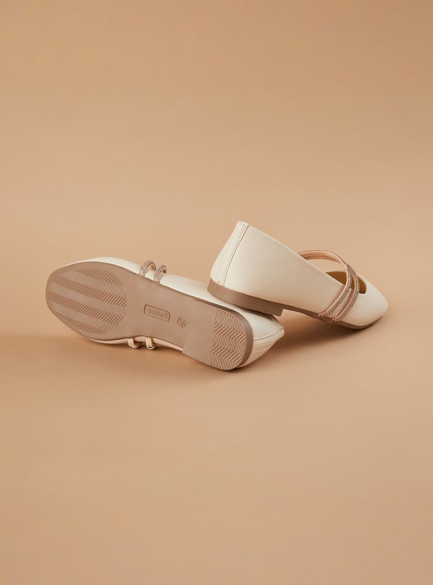 GINGER Embellished Ballerinas