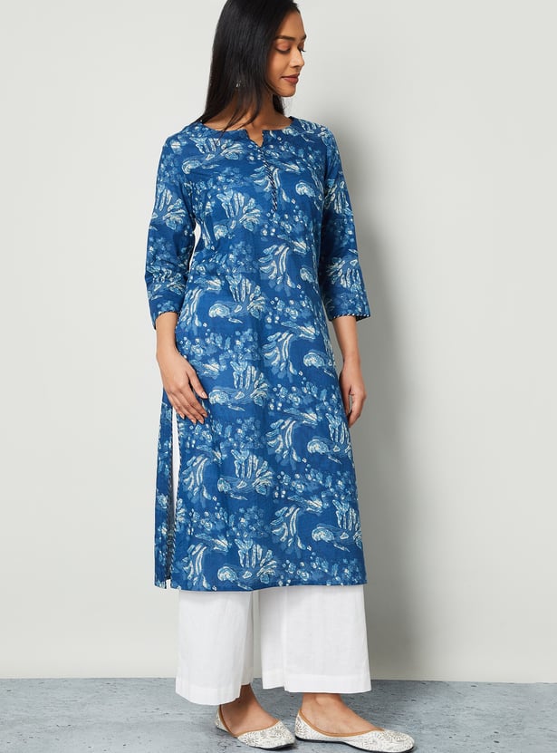 MELANGE Printed Straight Kurta