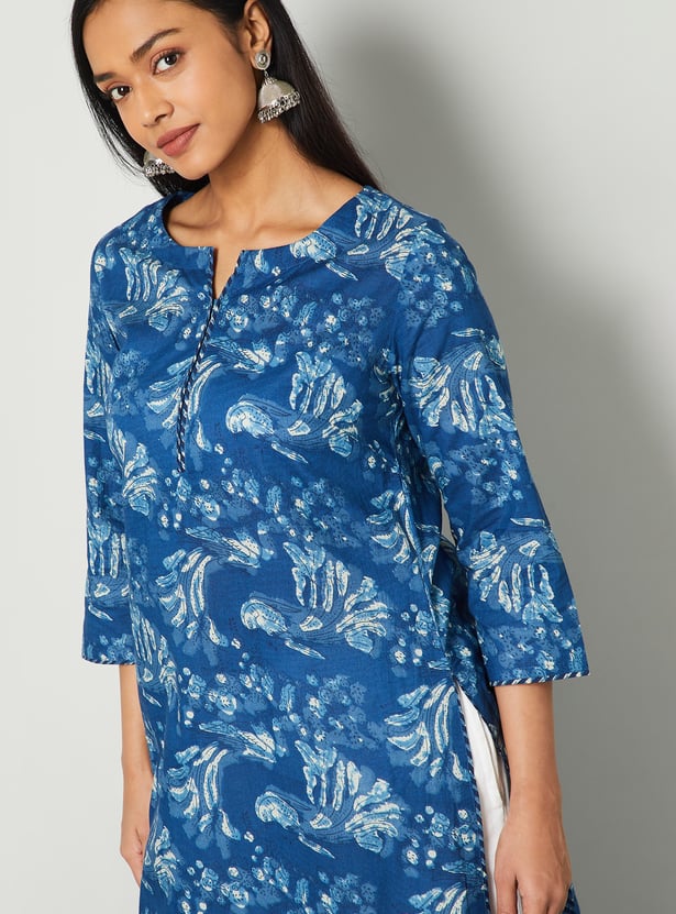 MELANGE Printed Straight Kurta