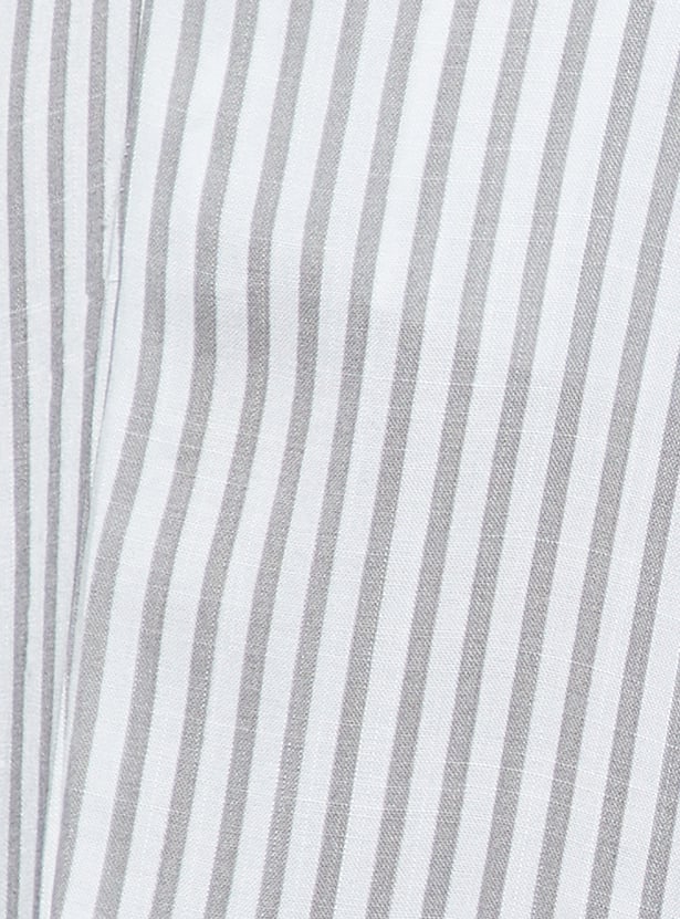 FAME FOREVER Striped Palazzos