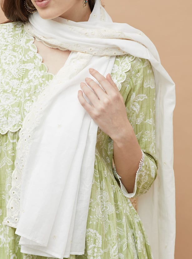 MELANGE Embroidered Dupatta