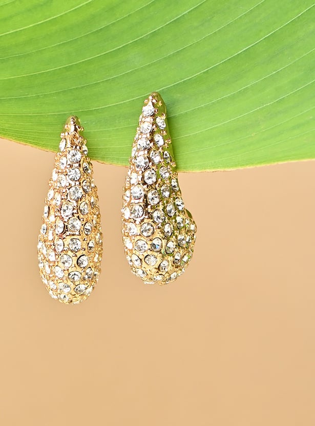 TONIQ Embellished Drop Earrings