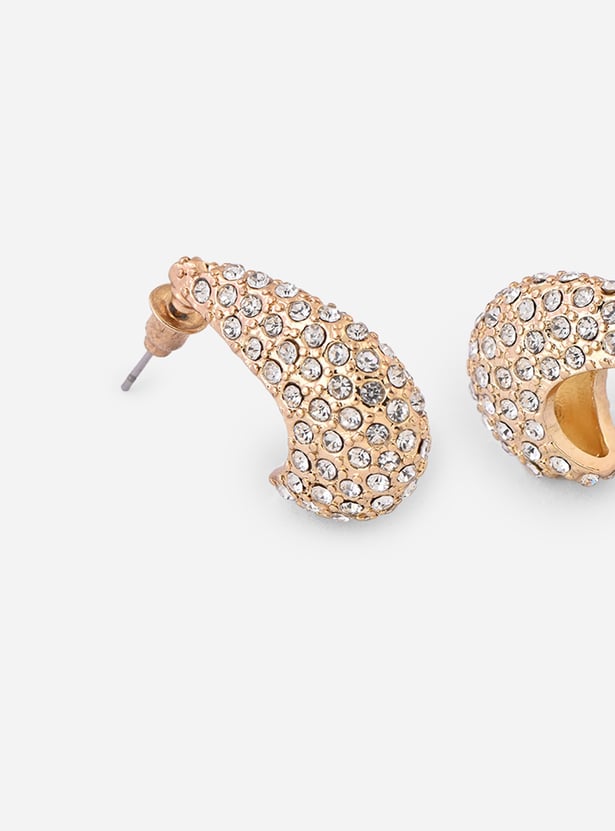 TONIQ Embellished Drop Earrings