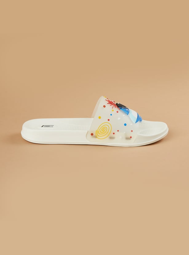 FAME FOREVER Boys Applique Sliders