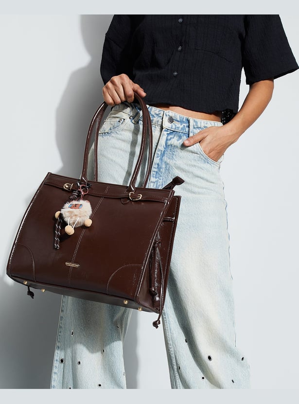 GINGER Shoulder Bag with Bag Tag