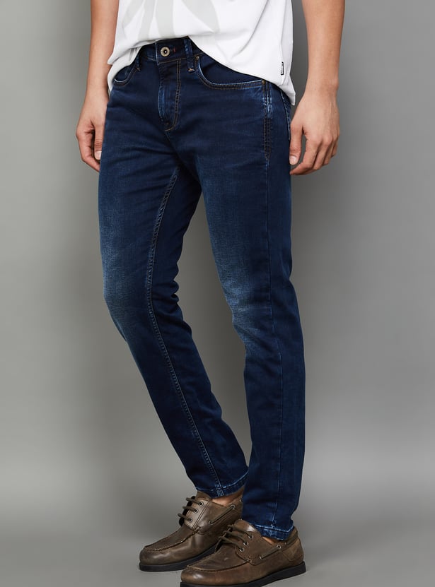 KILLER Washed Ankle Jeans