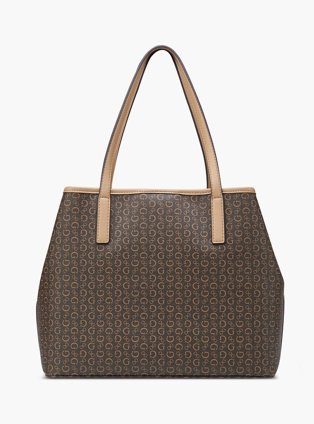 GUESS Printed Shoulder Bag with Pouch