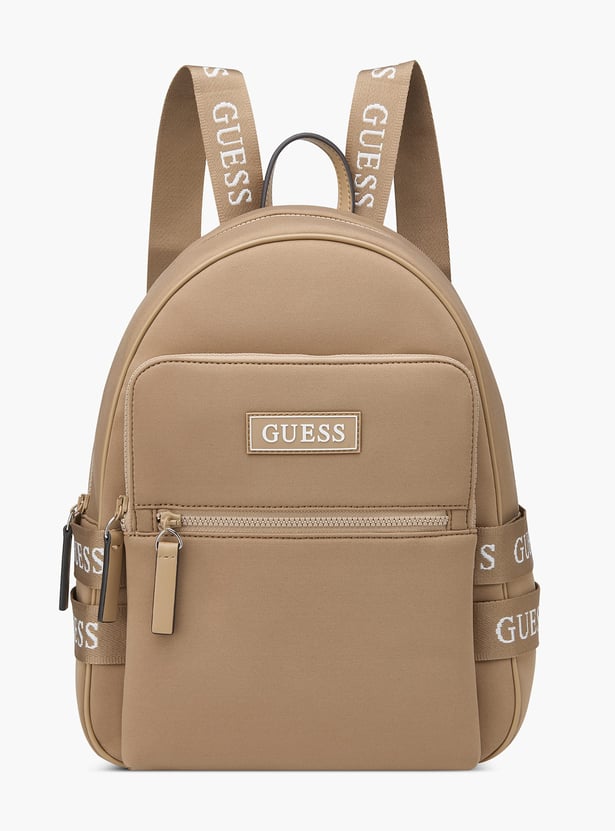 GUESS Garnon Brand Print Backpack