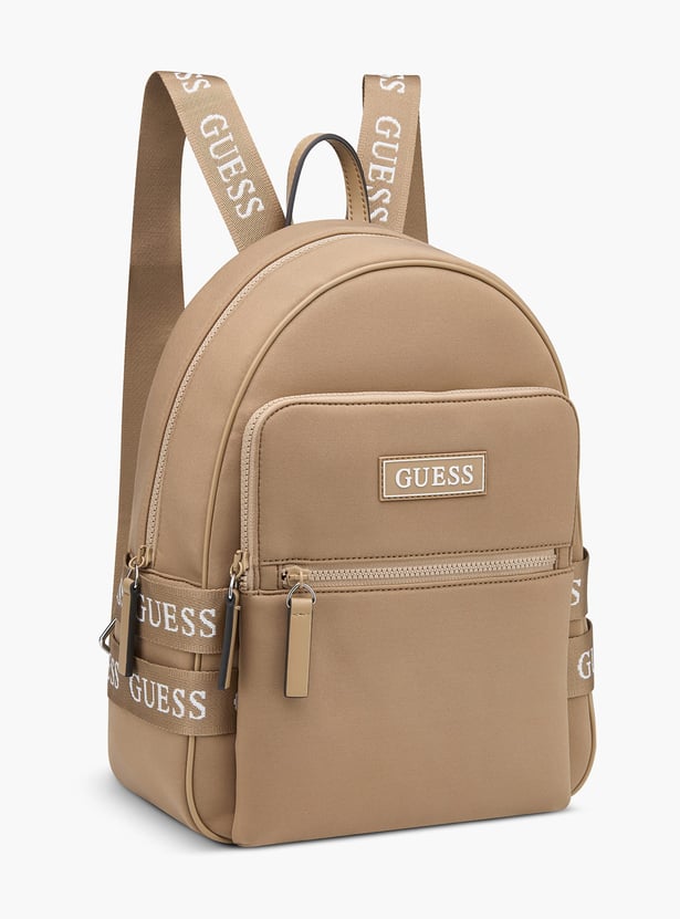 GUESS Garnon Brand Print Backpack