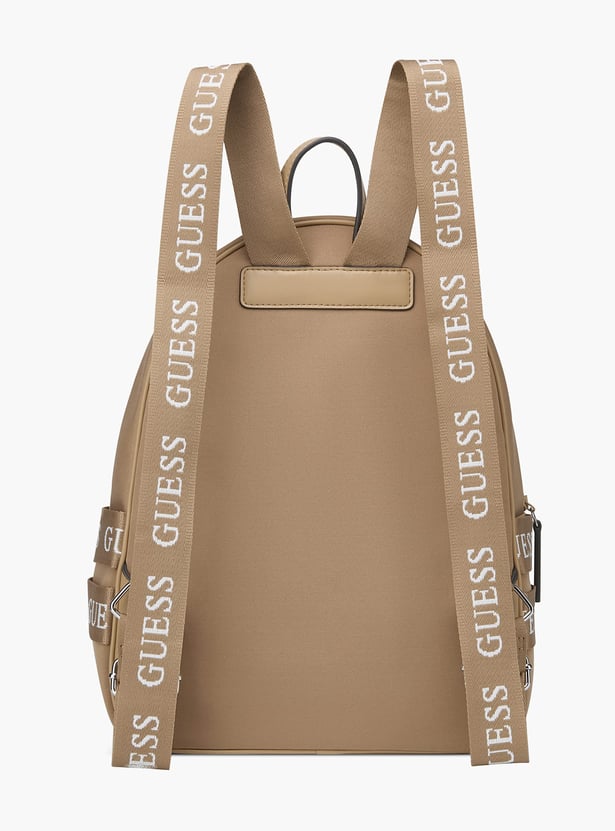 GUESS Garnon Brand Print Backpack