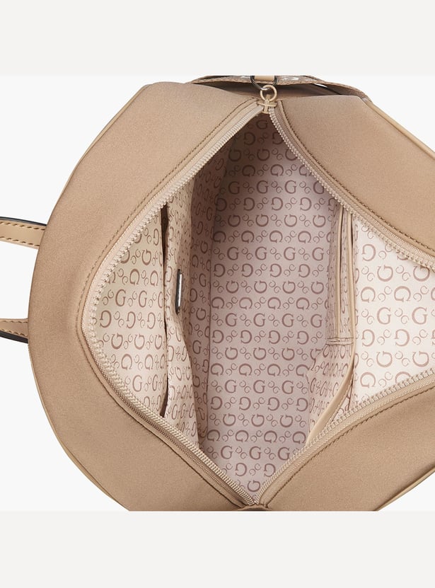 GUESS Garnon Brand Print Backpack