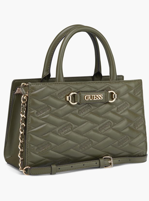 GUESS Quilted Handheld Bag