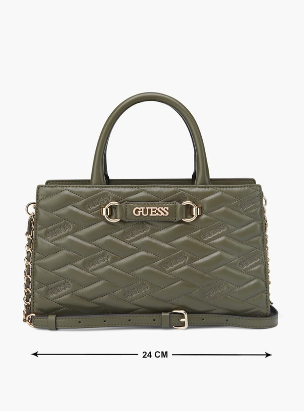 GUESS Quilted Handheld Bag