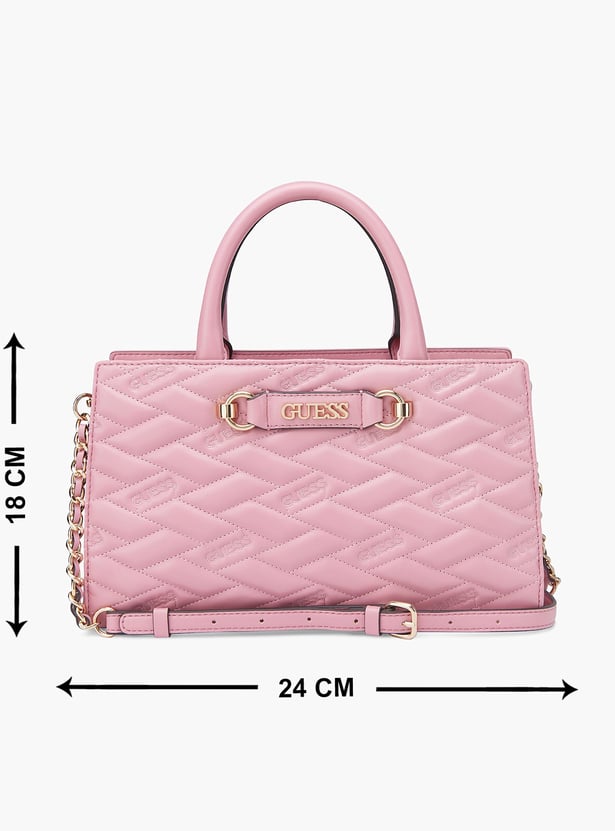 GUESS Quilted Handheld Bag