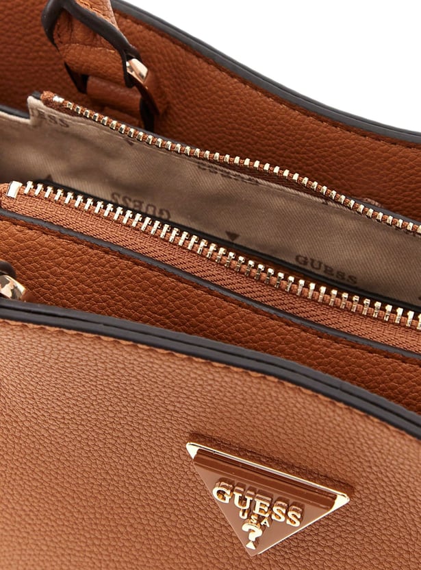 GUESS Solid Shoulder Bag